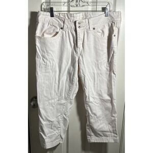 Levi's‎ Capri Jeans Women's Size 16 Pink Denim Stretch